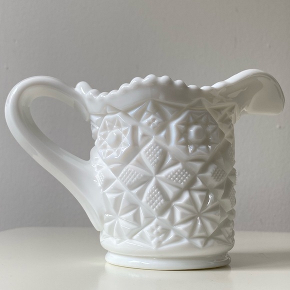 Vintage Milk Glass Creamer